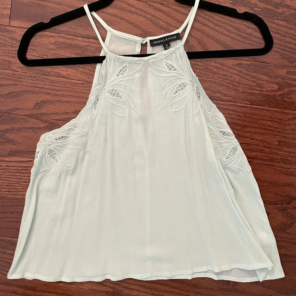 Light Turquoise Kendall and Kylie Top